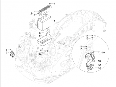 Αυτόματοι διακόπτες - Μπαταρία - Κόρνα